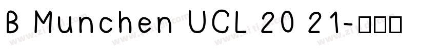 B Munchen UCL 20 21字体转换